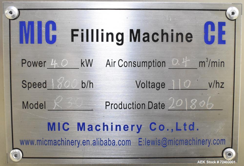 MIC Machinery MIC-R30 Semi Auto Tube Filling and Sealing Machine